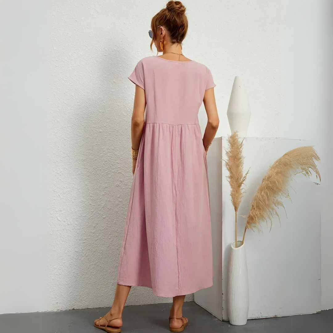 Elvezia | Abito midi artigianale
