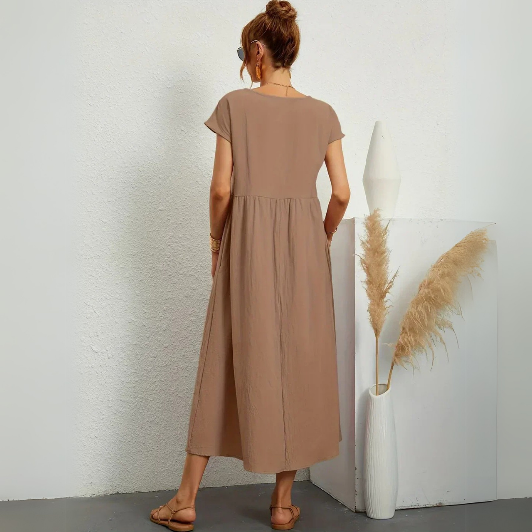 Elvezia | Abito midi artigianale