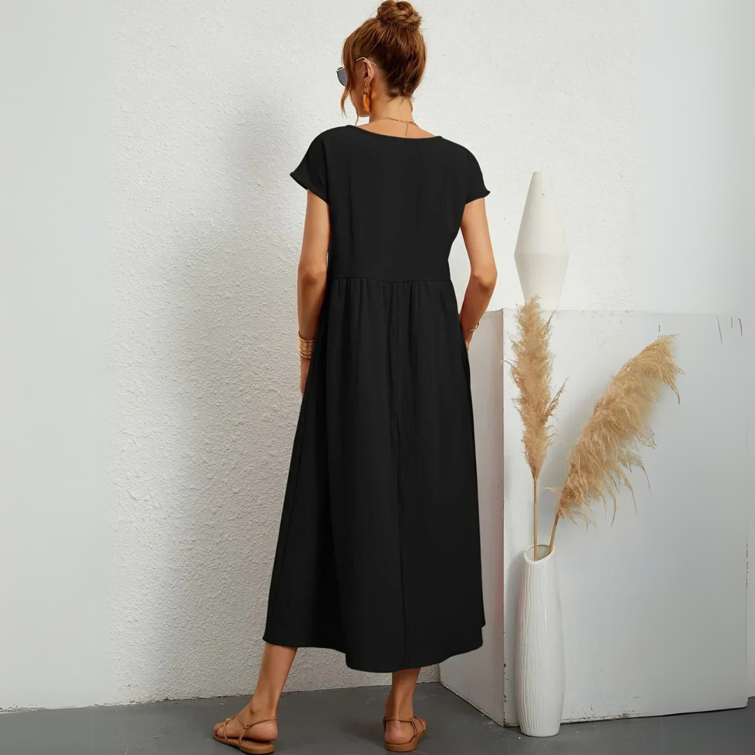 Elvezia | Abito midi artigianale