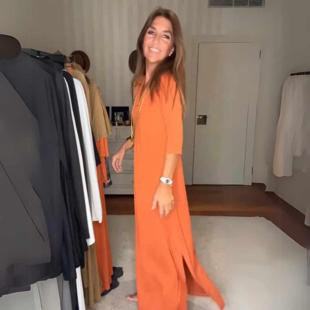 Leila | Abito lungo primaverile-estivo premium