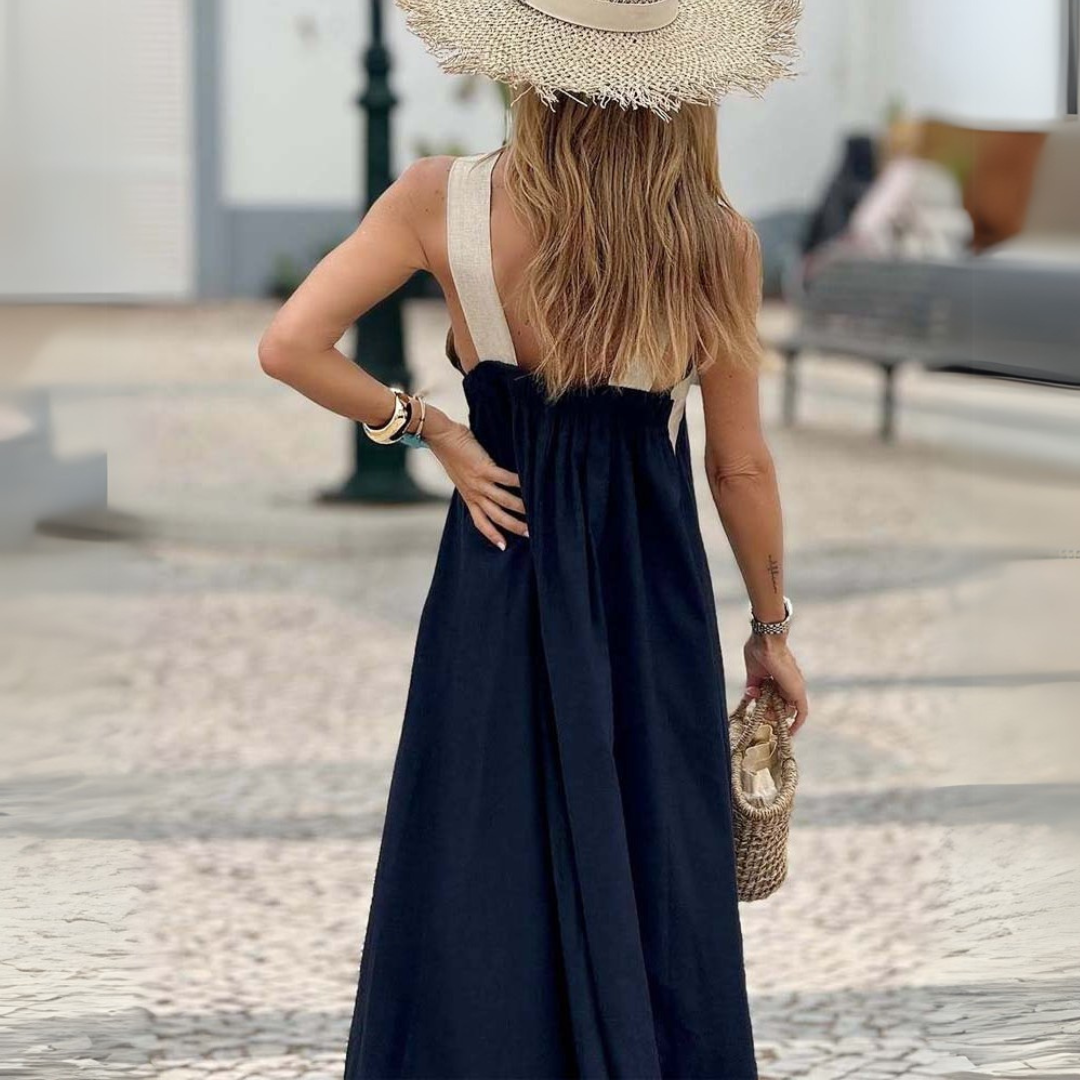 CATERINA | Abito Elegante con Collo Incrociato