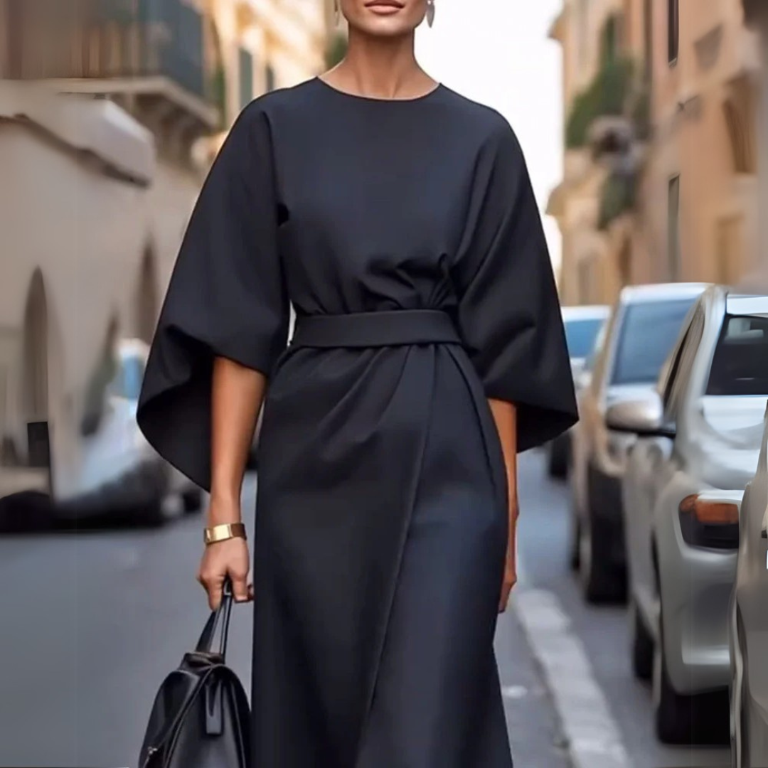 Grazia | Abito elegante con maniche a lanterna