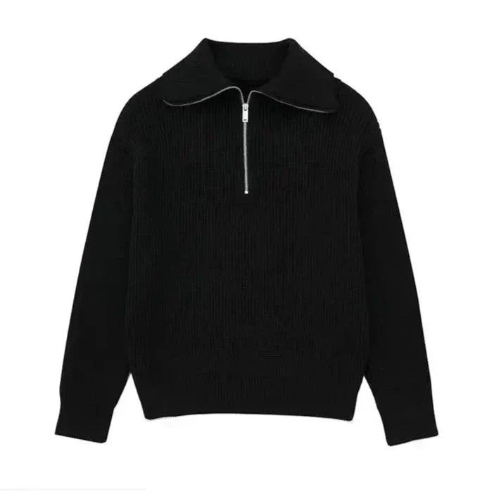 Regale | Maglione a righe con zip