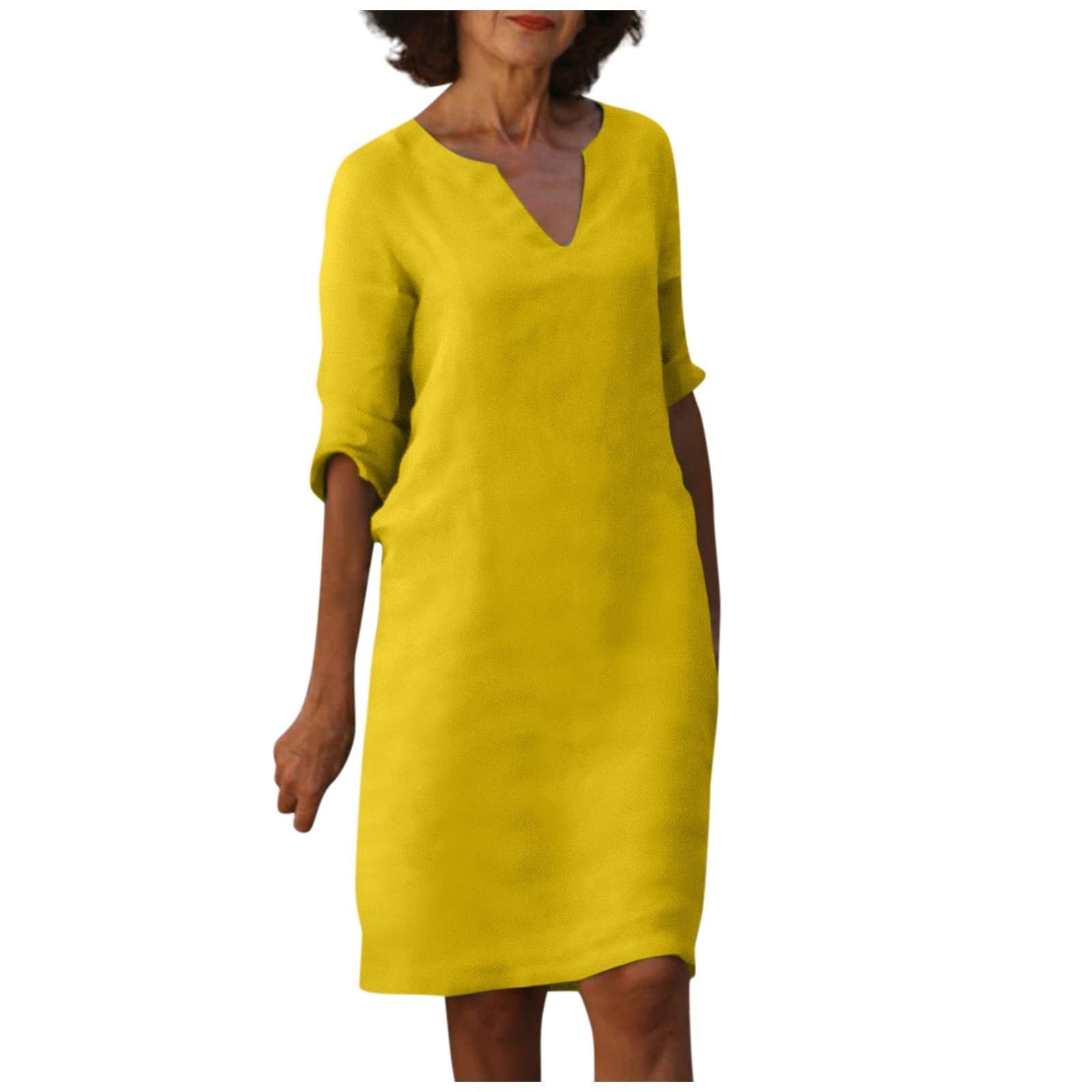 Basilla | Elegante abito con scollo a V