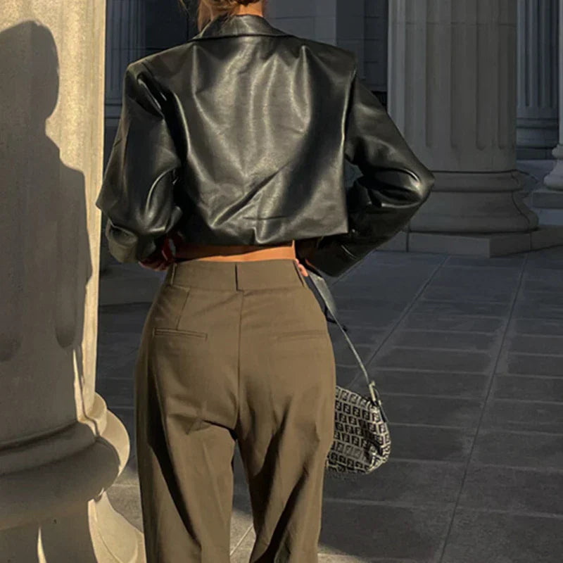 Regale | Giacca elegante in pelle