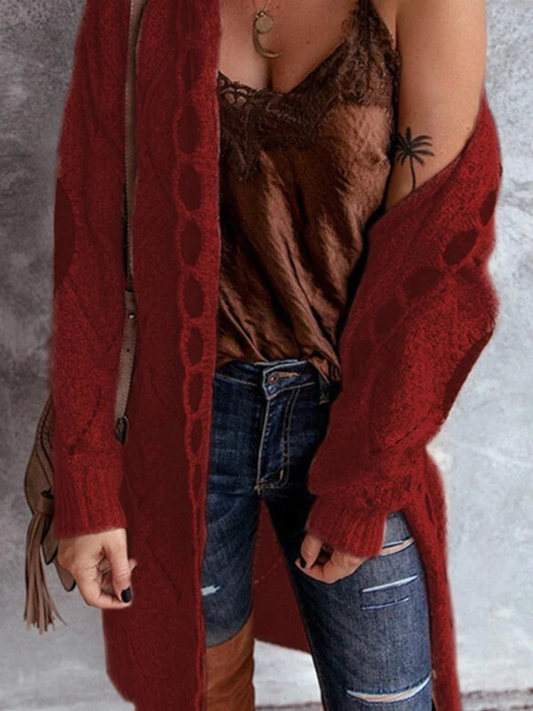 Amalia | Cardigan Vintage con Cappuccio