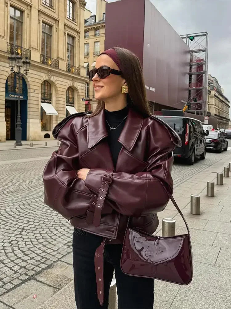 Regale | Giacca elegante in pelle