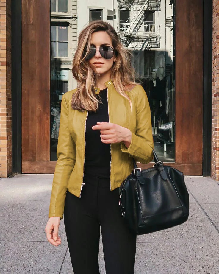 Regale | Giacca elegante in pelle