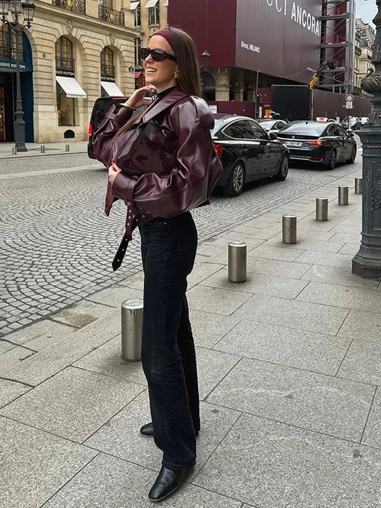 Regale | Giacca elegante in pelle