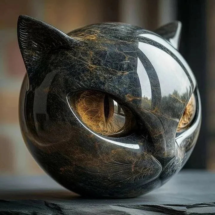 Luna | Scultura gatto pregiata