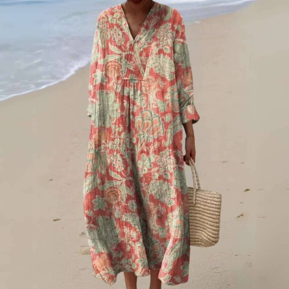 Elisa | Abito Floreale in stile Vintage