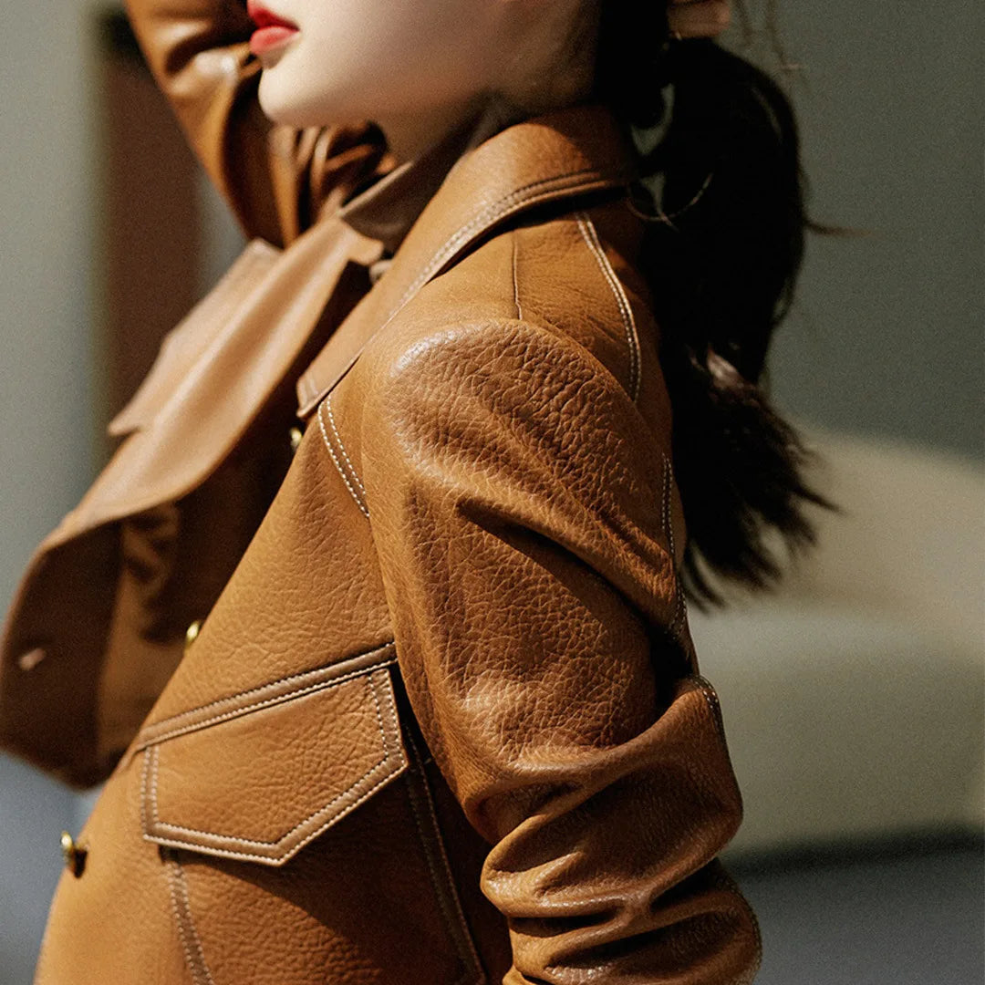 Regale | Giacca elegante in pelle