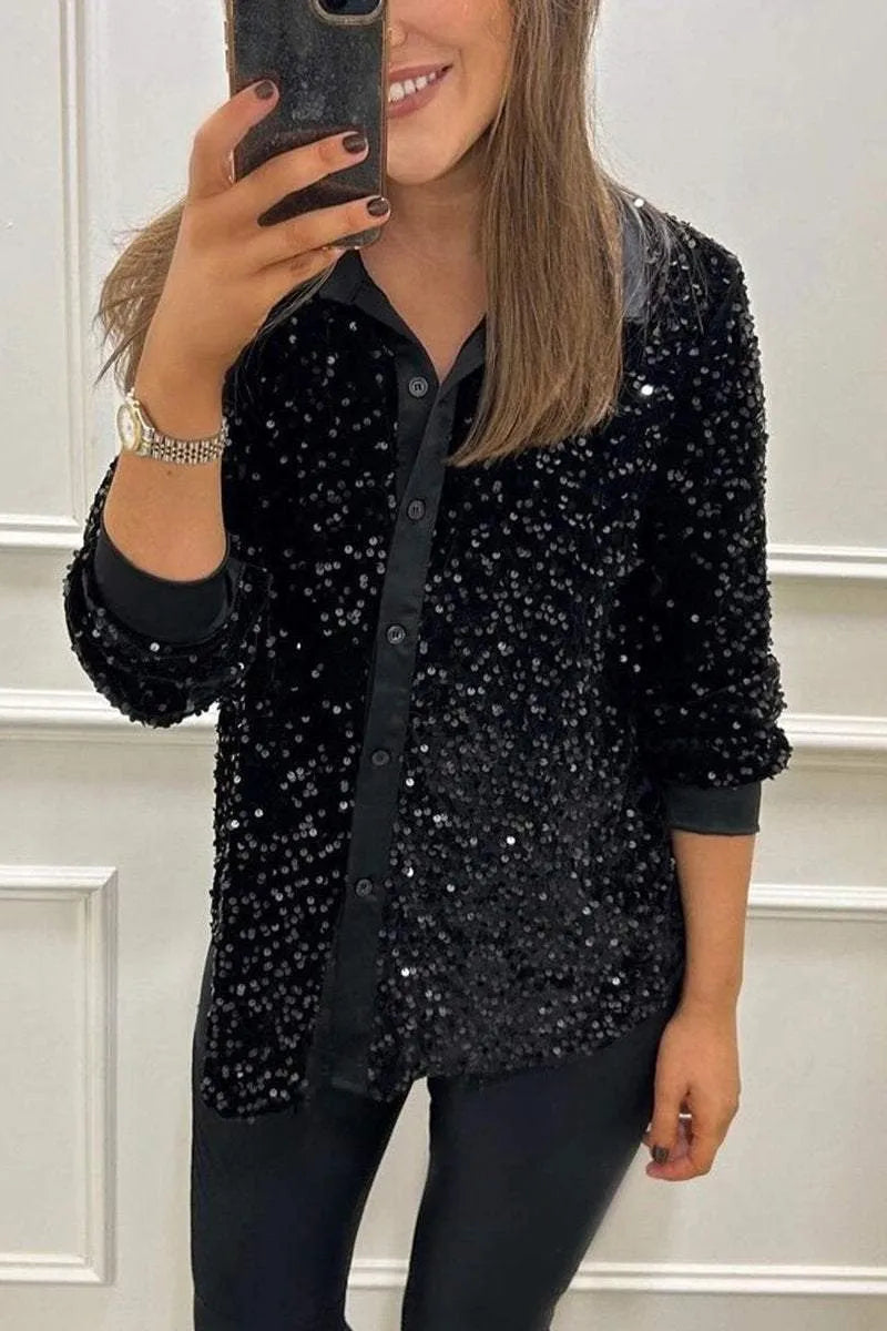 Giulia | Camicia con Paillettes
