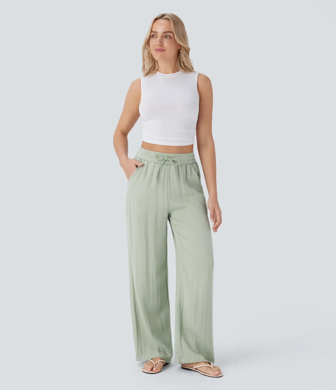 Lisa | Pantaloni in Lino Comodi e Leggeri