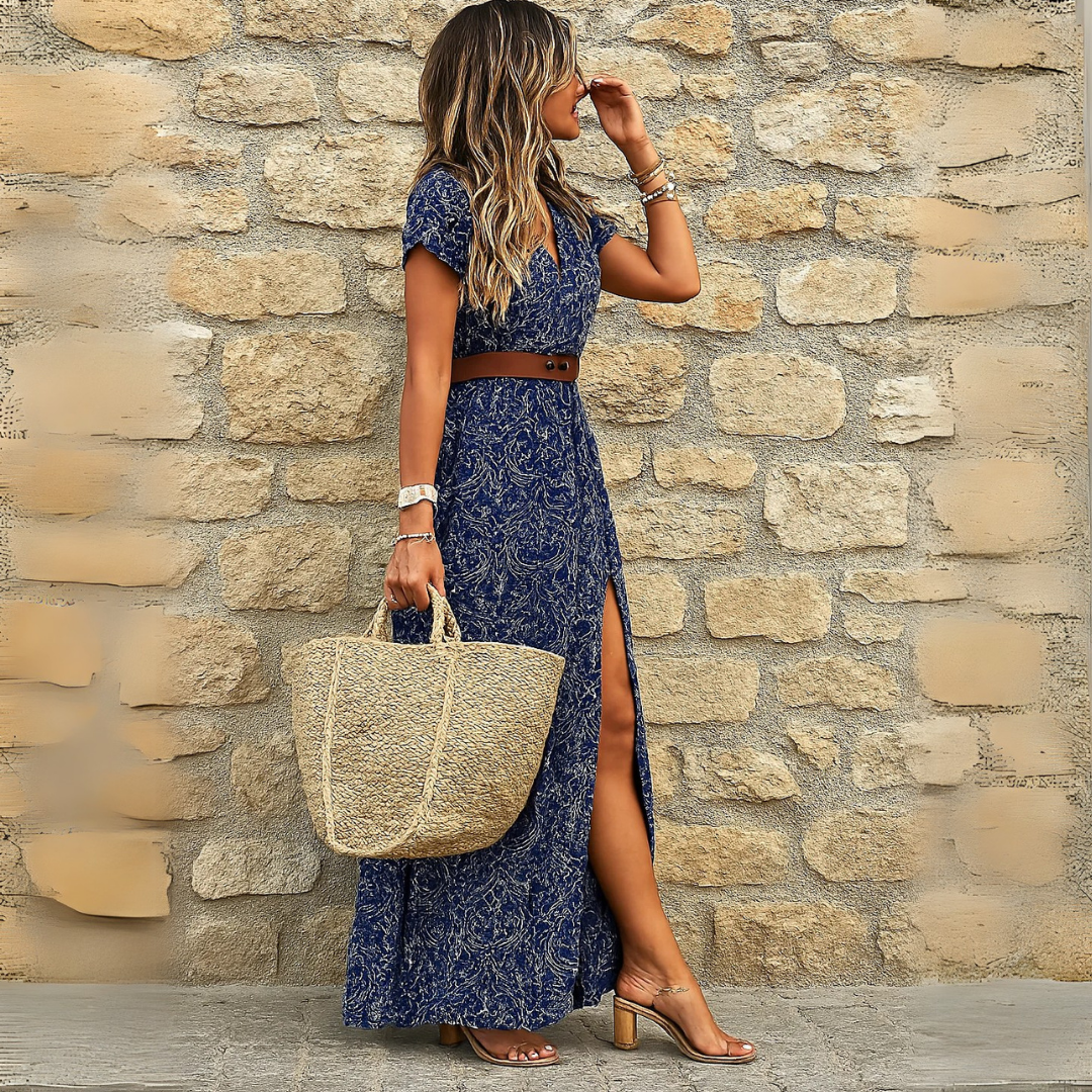 Noella | Elegante abito lungo bohémien
