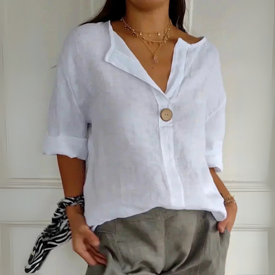 Gelsa | Blusa casual con scollo a V