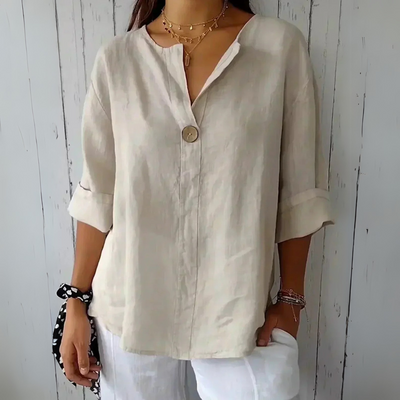 Gelsa | Blusa casual con scollo a V