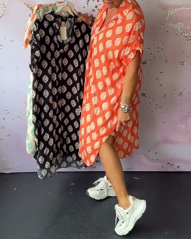 Elena | Vestito artigianale elegante con scollatura a V