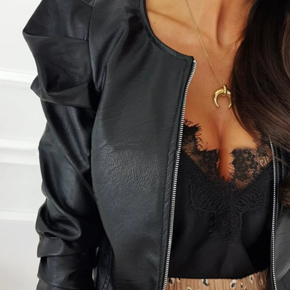 Girasole | Giacca in Pelle Artigianale da Donna
