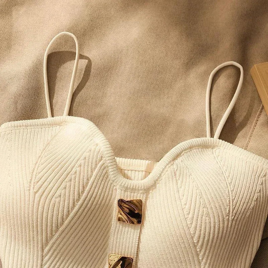 Carmela | Elegante top in maglia artigianale