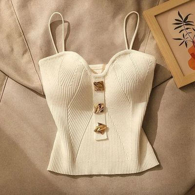 Carmela | Elegante top in maglia artigianale