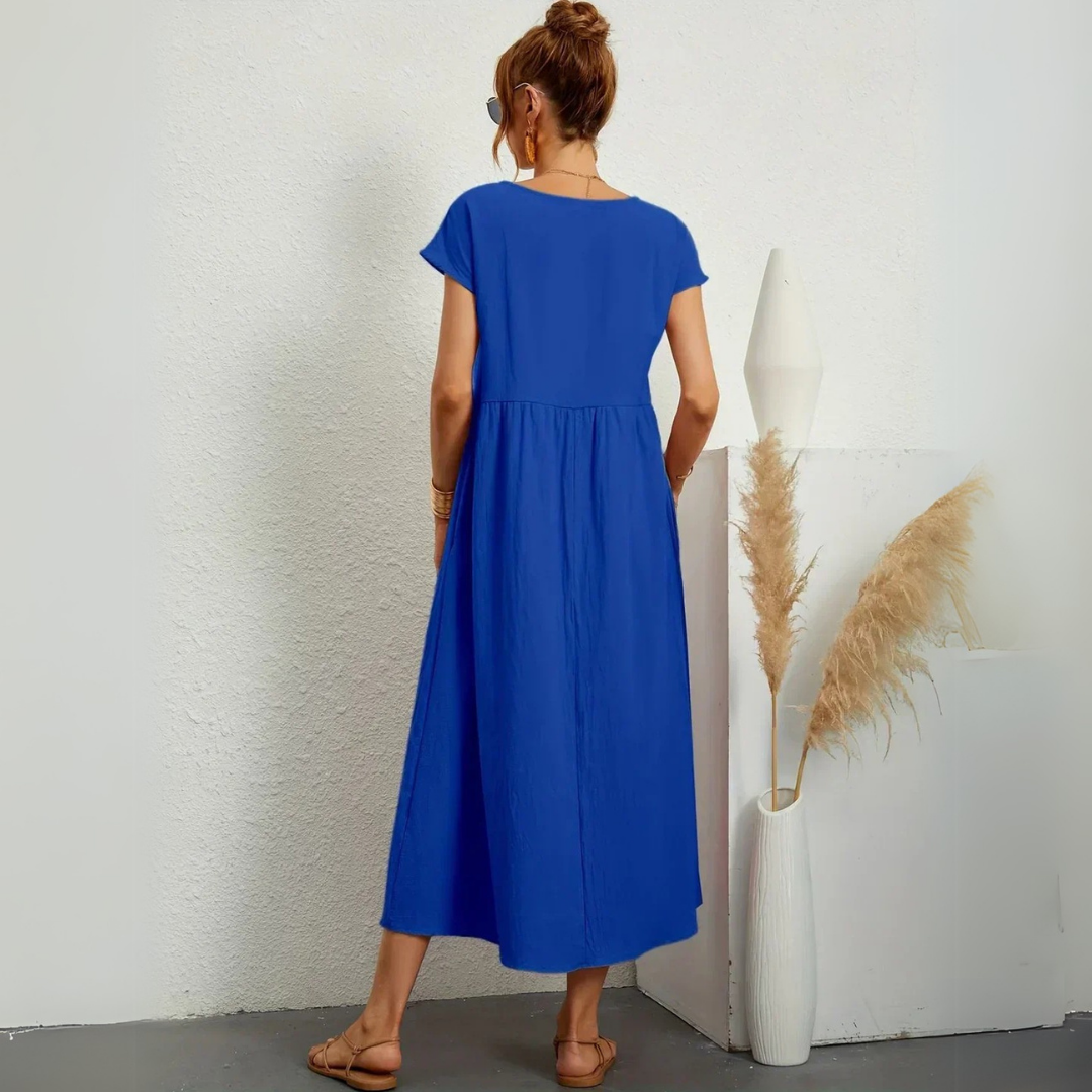 Elvezia | Abito midi artigianale