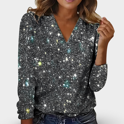 Vale | Blusa luminosa per feste scintillanti
