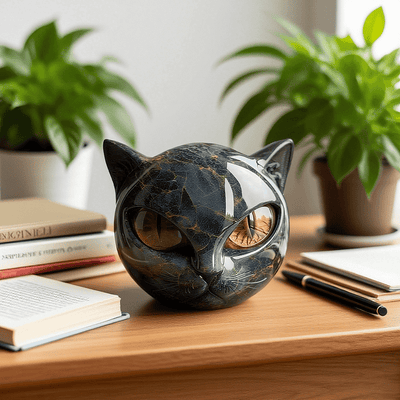 Luna | Scultura gatto pregiata