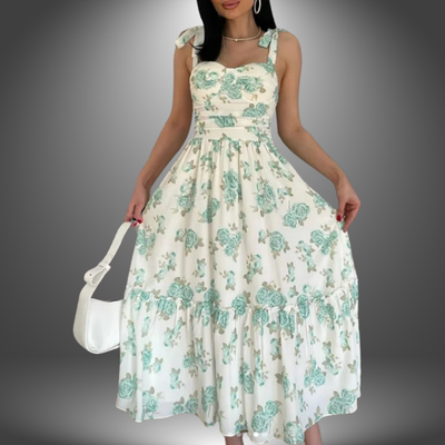Emilia | Abito Estivo Premium con Motivo Floreale