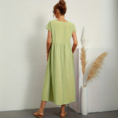 Elvezia | Abito midi artigianale
