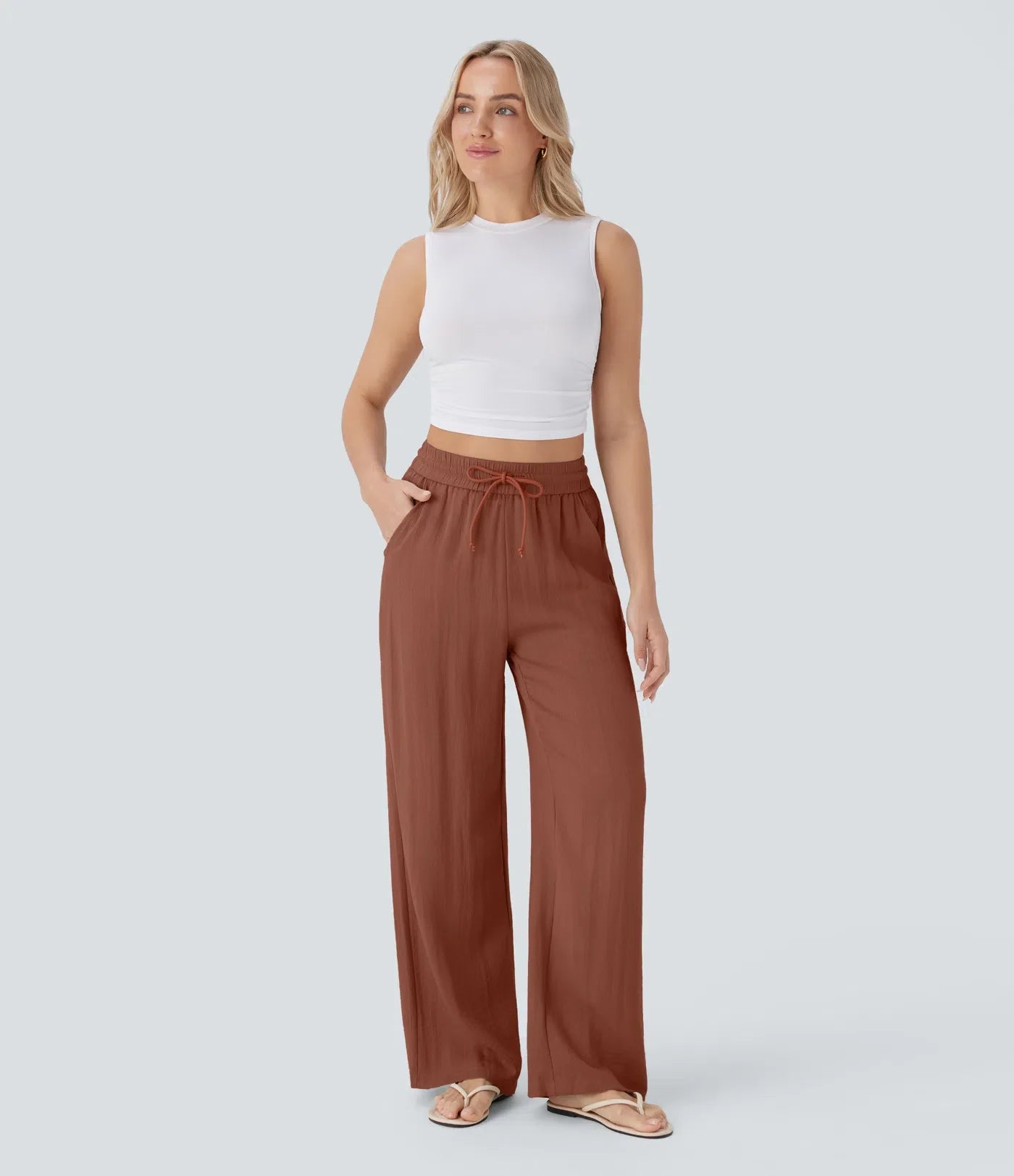Lisa | Pantaloni in Lino Comodi e Leggeri