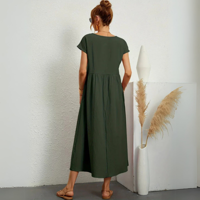 Elvezia | Abito midi artigianale