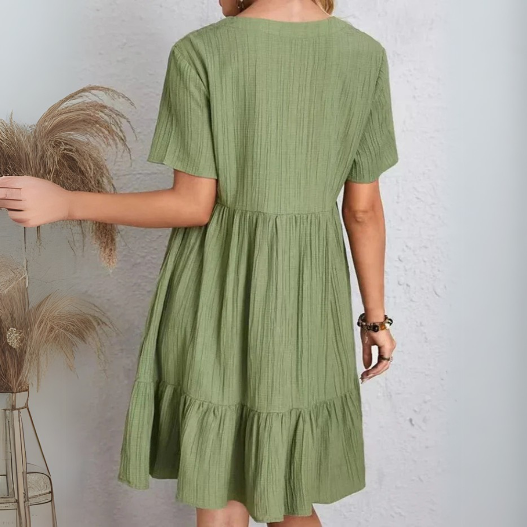 Eliora | Elegante abito fluido artigianale