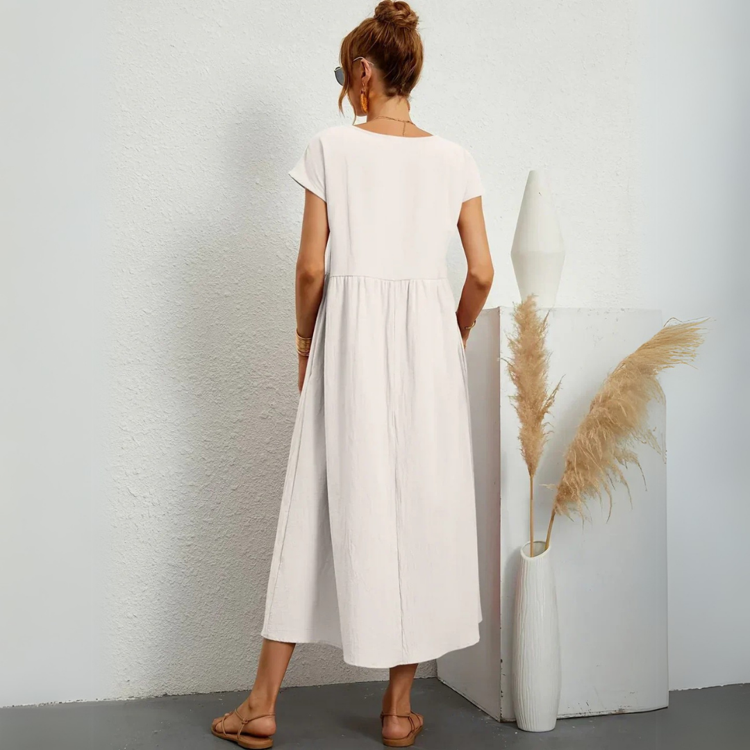 Elvezia | Abito midi artigianale