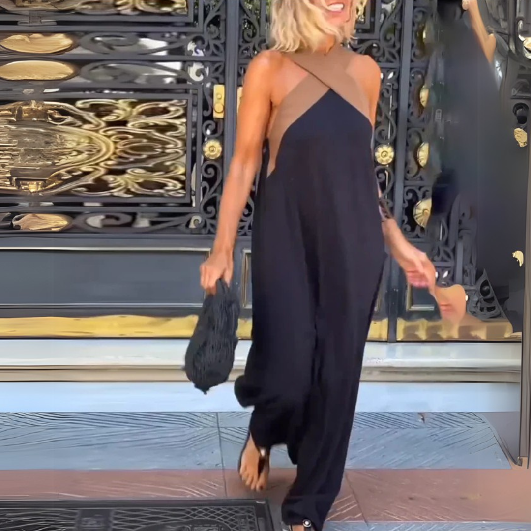 CATERINA | Abito Elegante con Collo Incrociato