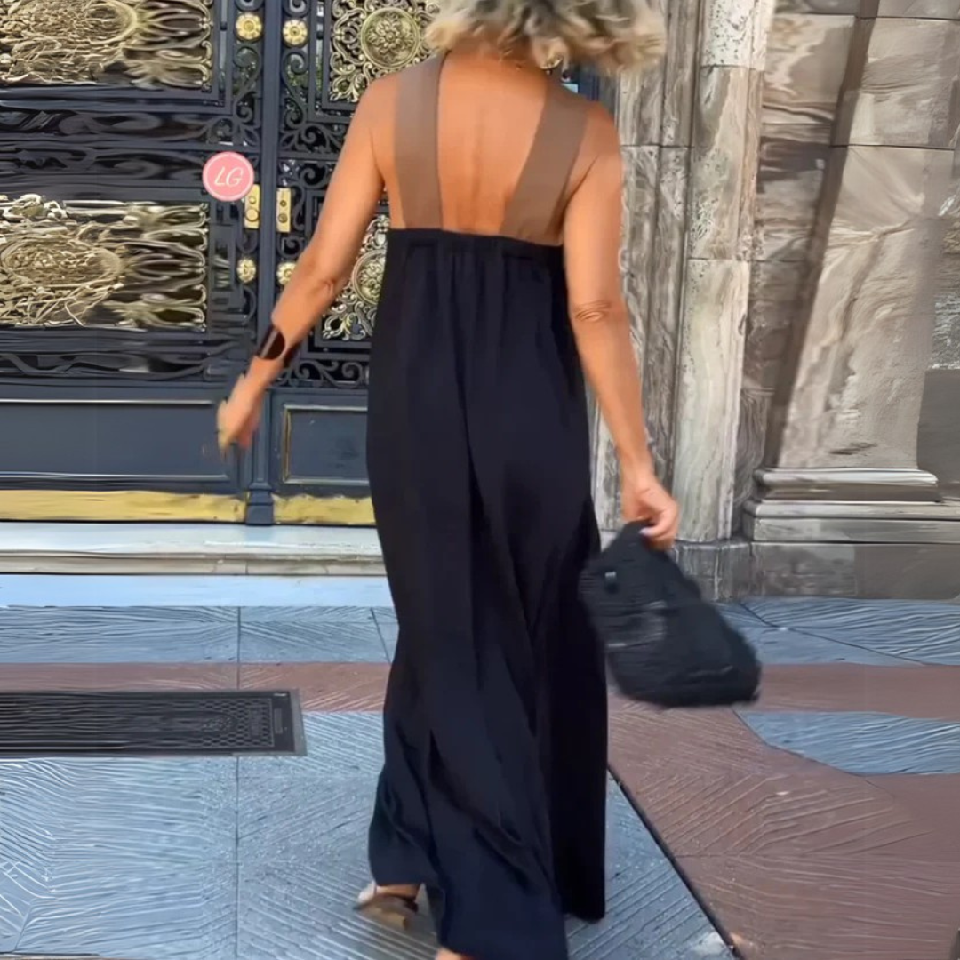 CATERINA | Abito Elegante con Collo Incrociato