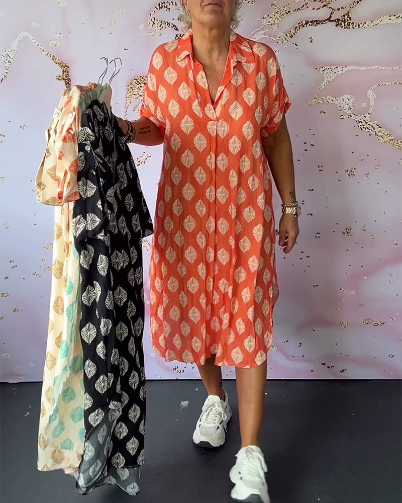 Elena | Vestito artigianale elegante con scollatura a V