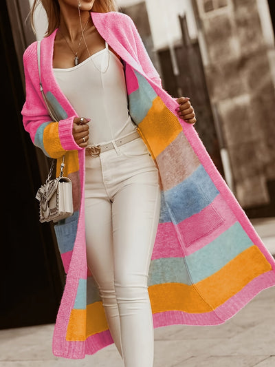 Alice | Cardigan a righe pastello