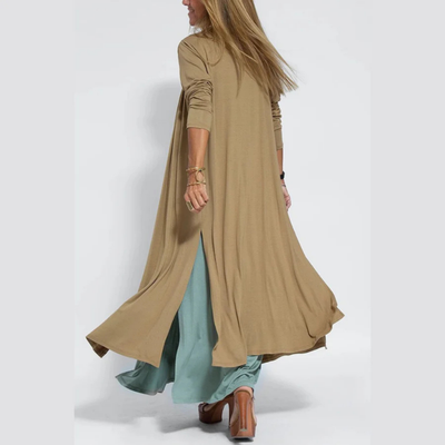 Sole | Abito lungo artigianale + cardigan in omaggio