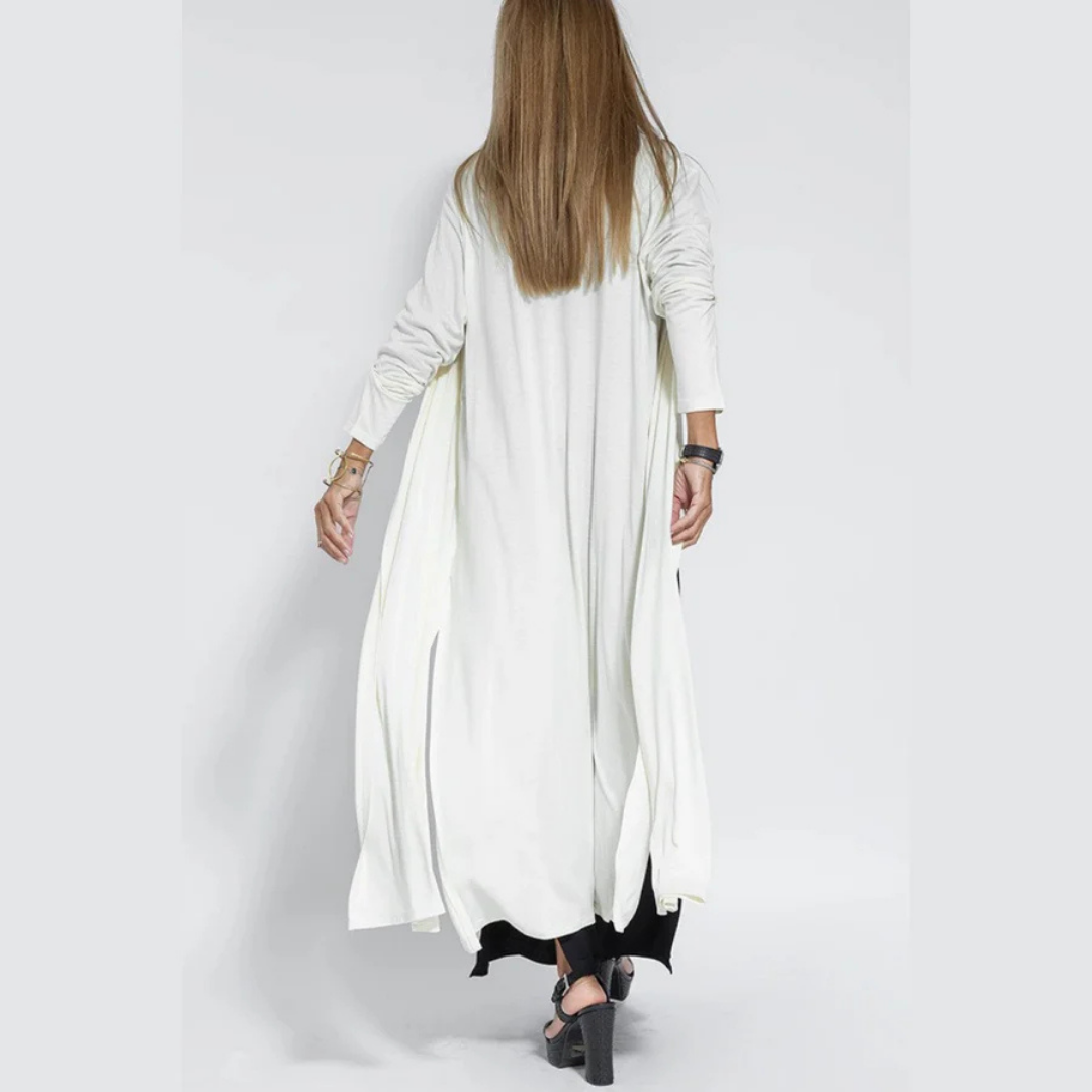 Sole | Abito lungo artigianale + cardigan in omaggio