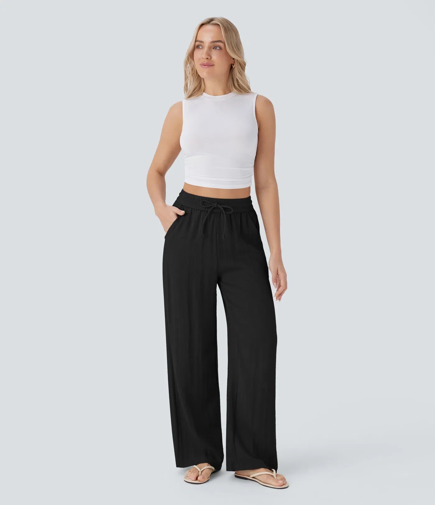 Lisa | Pantaloni in Lino Comodi e Leggeri