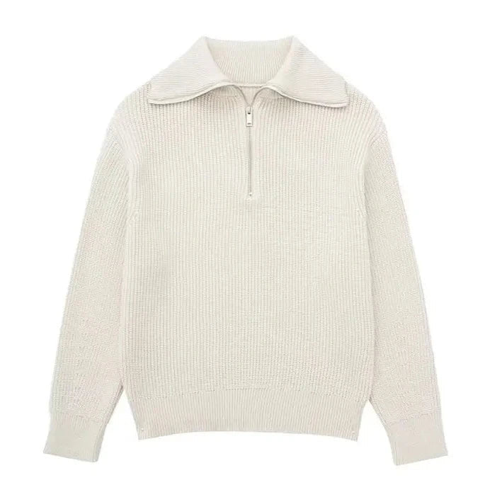 Regale | Maglione a righe con zip