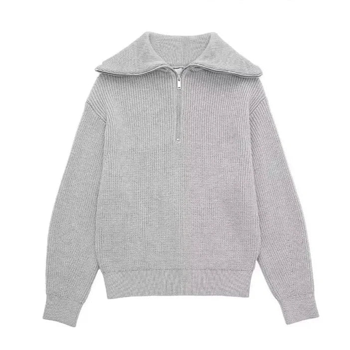 Regale | Maglione a righe con zip