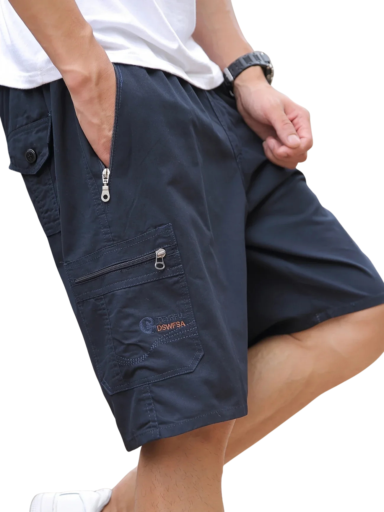 Regale | Pantaloni cargo corti leggeri con tasche