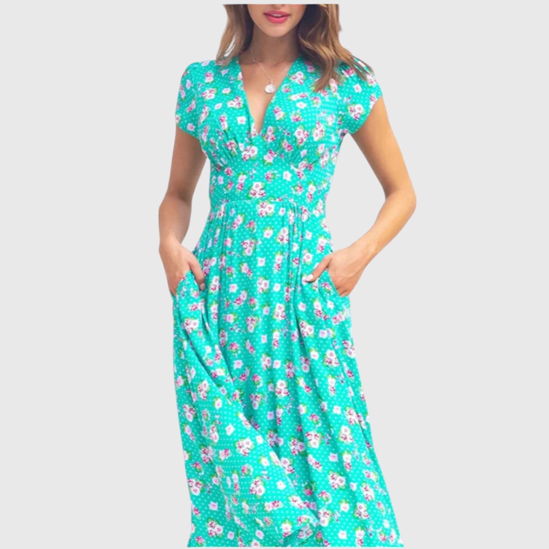 Kim | Vestito Midi Floreale