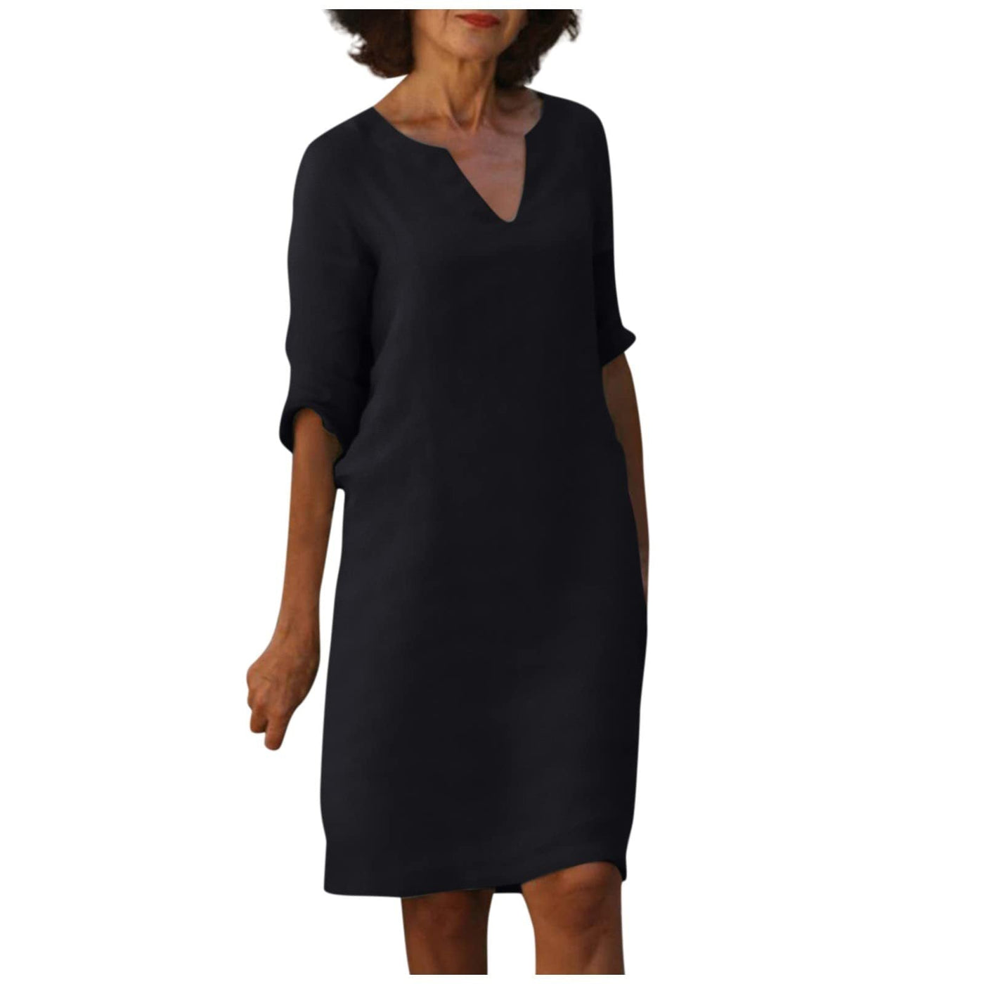 Basilla | Elegante abito con scollo a V