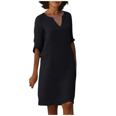 Basilla | Elegante abito con scollo a V