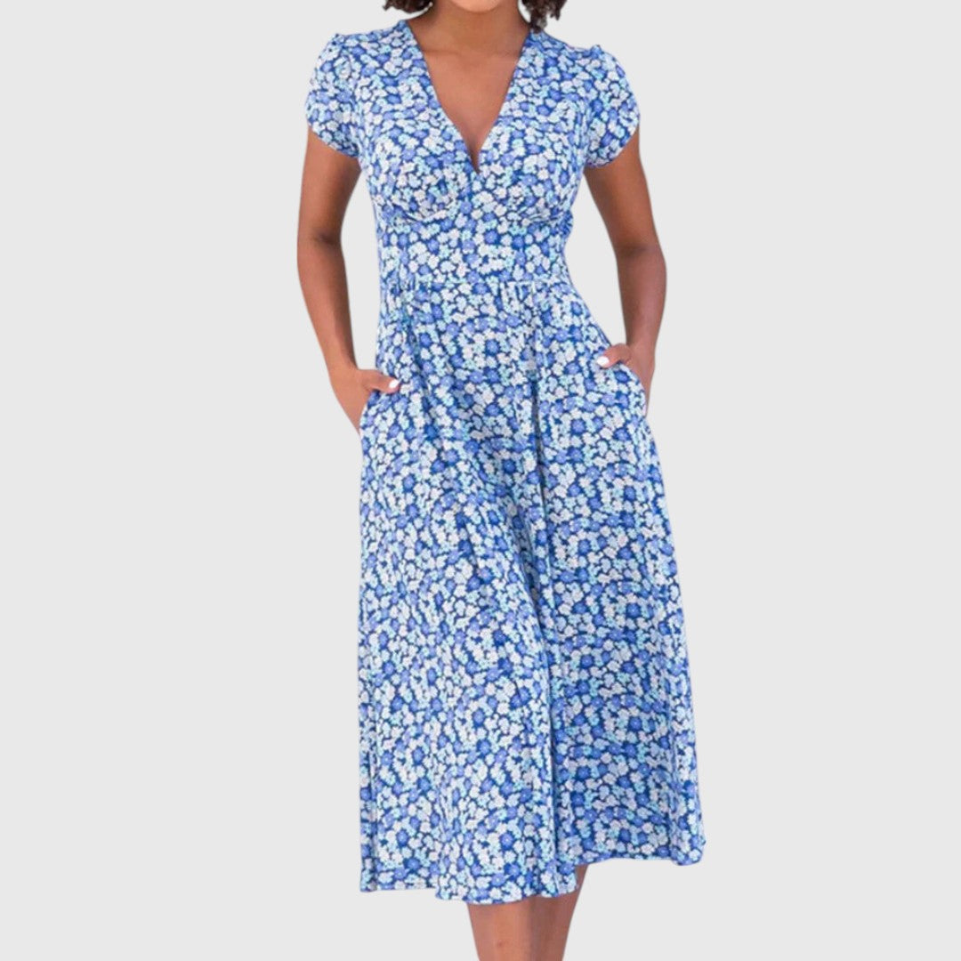 Kim | Vestito Midi Floreale