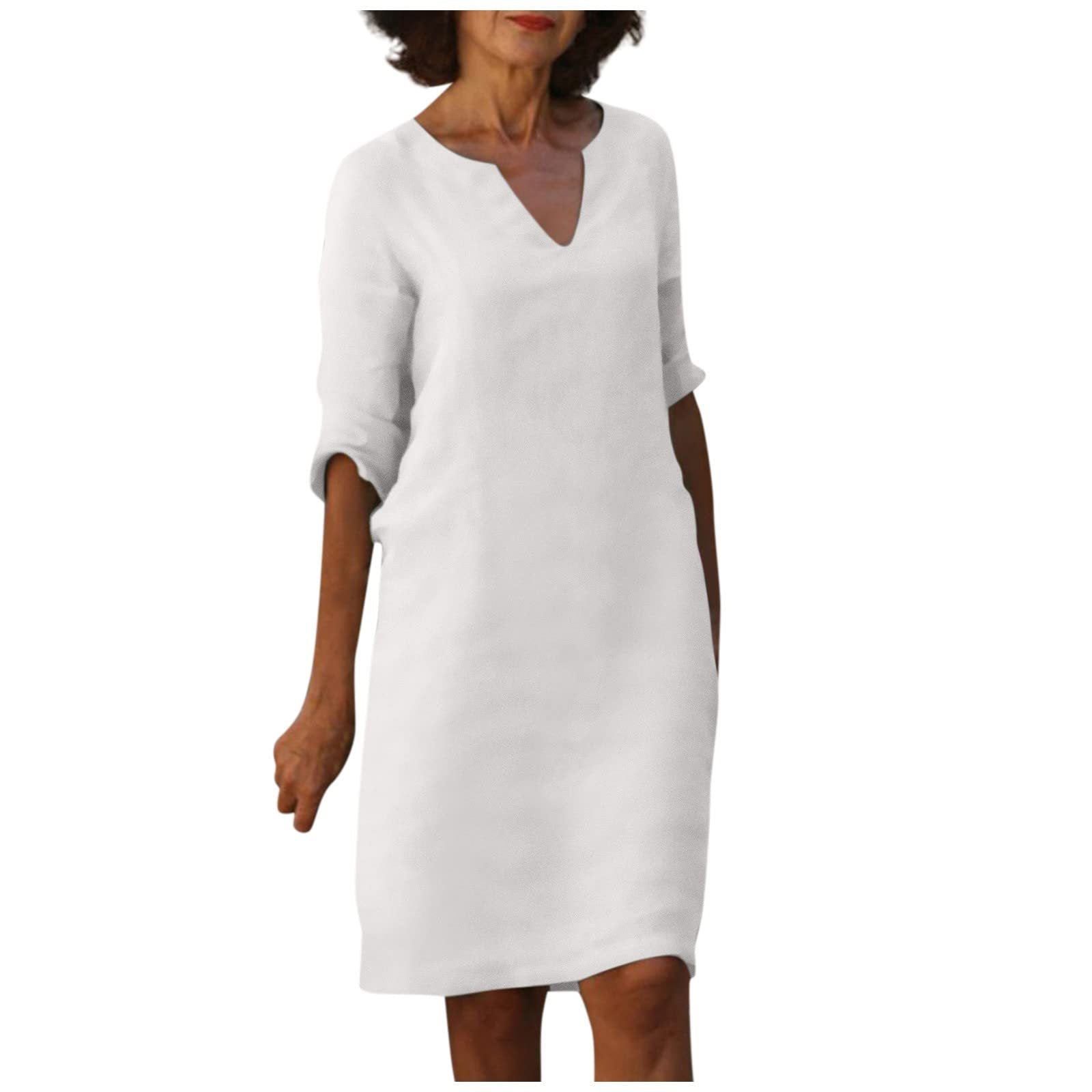 Basilla | Elegante abito con scollo a V