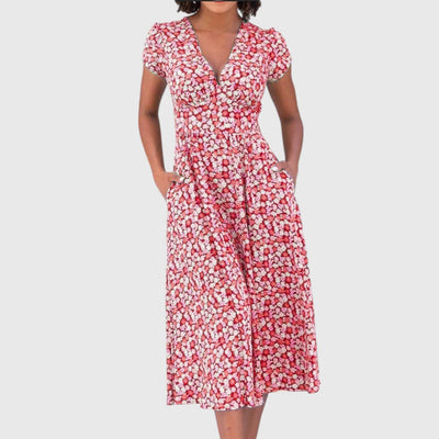 Kim | Vestito Midi Floreale